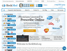 Tablet Screenshot of kwikmed.org